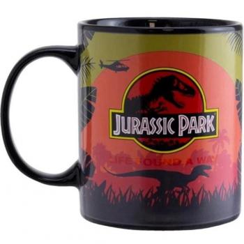 Taza Paladone Jurassic Park 500 ml - Efecto térmico