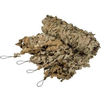 Camo Systems Tarnnetz Broadleaf Shade Sail 3x3 m Desert Sand