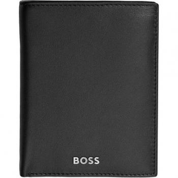 Billetero Vertical Hugo Boss Negro Elegante