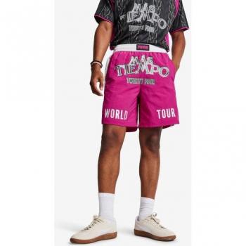 Puma - MAS TIEMPO - Fußball-Shorts in Magenta-Rosa, Größe L
