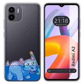 Tumundosmartphone Funda Silicona Transparente Xiaomi Redmi A2 - Dibujo Hipo Personalizado