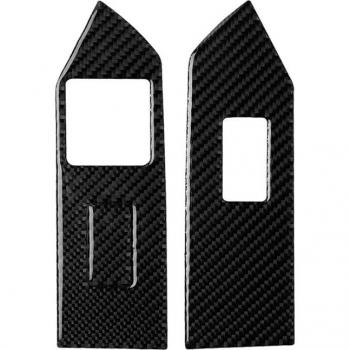 Couverture intérieure fenêtre & interrupteur 3 pièces – Fibre Carbone Mustang