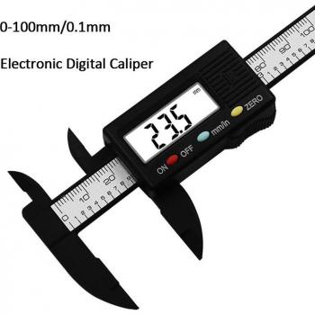 100mm Carbon Fiber Vernier Caliper