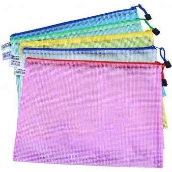 Plastic Zipper File Folder for A3/A4/A5 Documents