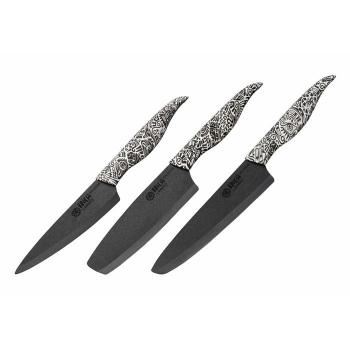 Samura Inca Kochmesser Set schwarz