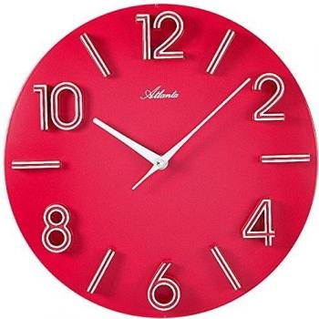 Atlanta Rosa Quarz Wanduhr 4397/1