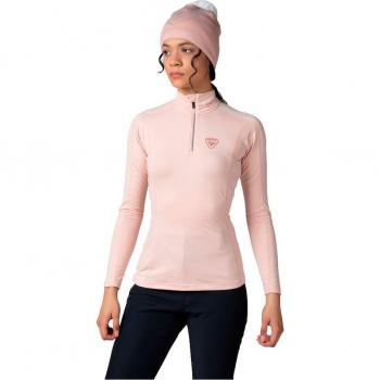 Maglia intima Rossignol Classique Half Zip manica lunga rosa chiaro donna - XS