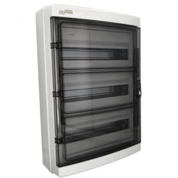 Jandei - Cuadro eléctrico Exterior 54 módulos Tapa lateral translucida