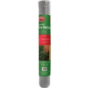 50mm Galvanized Wire Netting Ambassador 5 x 0.9m Silver