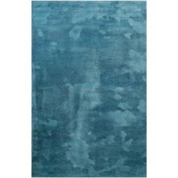 Tapis Confort Microfibre Bleu Pétrole 120x170 cm
