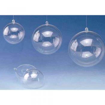 Glorex Kunstsoff‑Kugel – Transparentes Festlichkeitsaccessoire