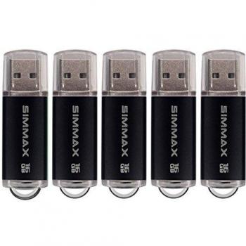 Clé USB 16 Go SIMMAX Lot de 5