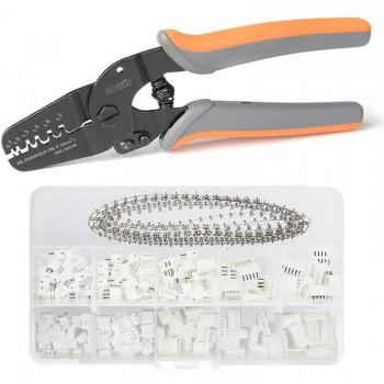 Kit de connecteurs PH2.0/XH2.54 avec pinces à sertir ouvertes - 460 pièces pour terminaux JAM, Molex, Tyco, JST