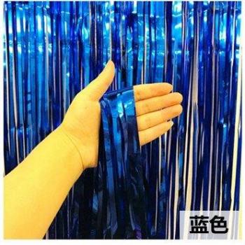 Wedding Party Foil Tinsel Table Skirt