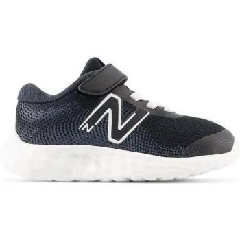 New Balance Zapatilla NB 520v8 Bungee Lace para Bebés Negro/Blanco