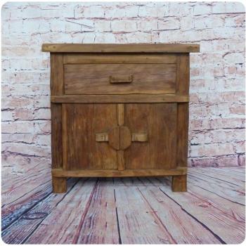 Massivholz Vintage Kommode Shabby Chic Teak Antik 3