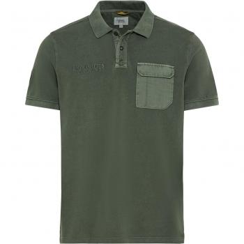 Camel active Herren Piqué Poloshirt leaf green M