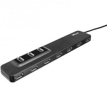 Oila 10‑Puertos USB 2.0 Hub de confianza