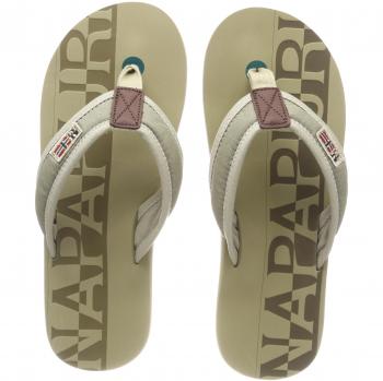 NAPAPIJRI Footwear Ariel, Infradito Donna, Verde (Kaki), 37 EU