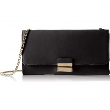 FurlaSinfonia S Pochette - Bolso de hombro Mujer, color negro, talla 2.5x13.5x26.5 cm
