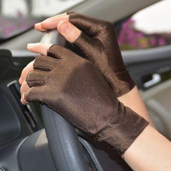 Einfarbige Radfahrhandschuhe für Damen und Herren