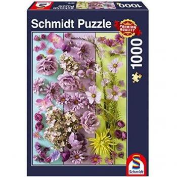 Puzzle Fiori Viola 1000 Pezzi Schmidt Spiele