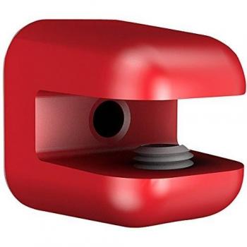 Reggimensola Bolis Italia in nylon, misura 3 x 2,7 x 1 cm, colore Rosso (set da 2)