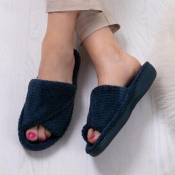 Totes Popcorn Turnover Open Toe Slippers