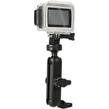 Soporte de Manillar para Cámara de Bicicleta, Montaje en Metal 1/4 para GoPro Hero8/7/6/5/4/3+ Acción