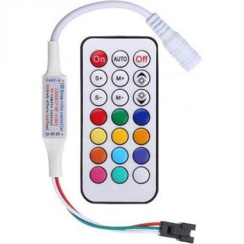 DC USB Pixel Remote Controller Mini 14key RF