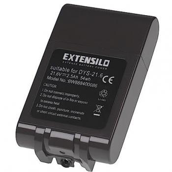 Batteria Compatibile con Dyson DC59 Animal, DC59 Animal Complete, DC58, DC59 (2500mAh, 21,6V, Li-Ion) - Extensilo