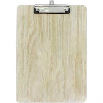 Tablero portátil de madera dura A4 A5 para archivos