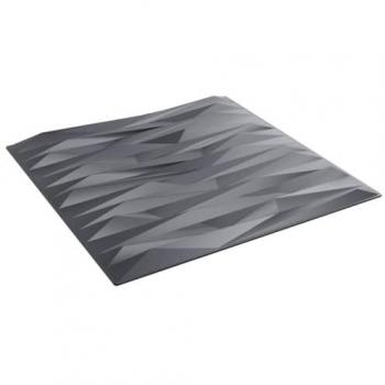 Vidaxl - Wall Panels, 12 pieces, Grey, 50x50 cm, XPS, 3 m², Stone