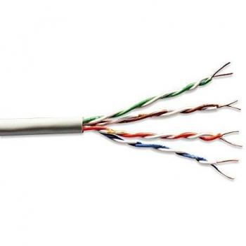 CABLE UTP CAT 5e SOLIDO BOBINA 100M GRIS