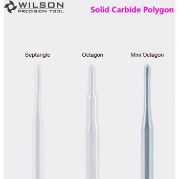 Doppel-Pack VHM Polygon Wilson Nagelbohren Hartmetall Bits