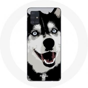 Siberian Husky Blue Eyes Case for Samsung Galaxy A51