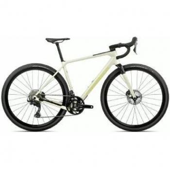 Bicicleta de Gravel Orbea Terra M20 Team Carbon 2024 Talla L Blanco y Lima Picante