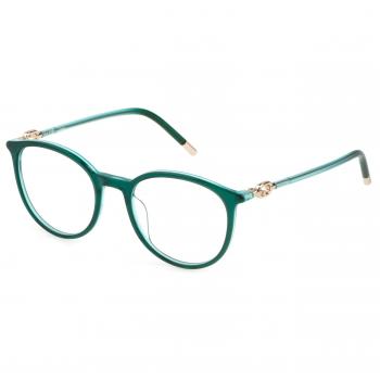 Police VPLF86-520D41 Red Eyeglass Frame Ø 52 mm