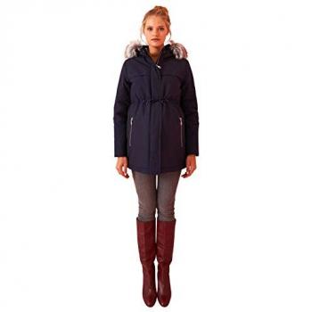 VERTBAUDET 3-in-1 Adaptive Maternity & Post-Maternity Parka, Dark Blue, UK12 (Size 40)