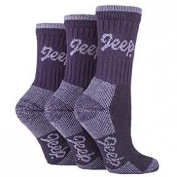 Purple Cushion Trekker Walking Socks – 3 Pack for Women