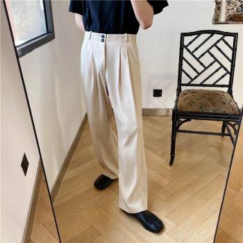 MIXCUBIC Men's Casual Suit Pants - Summer England Style