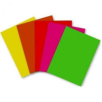 Papier affiche fluo coloris assortis 100f A3 90g (x2)