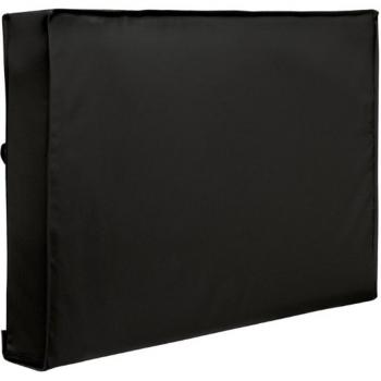 30-32 Inch Weatherproof Outdoor Television Cover with Bottom Flap and Microfiber Cloth