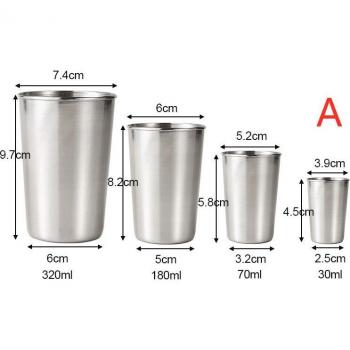 Portable Stainless Steel Drinkware Set