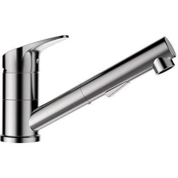 Schock 16.5cm Single Lever Stainless Steel Faucet