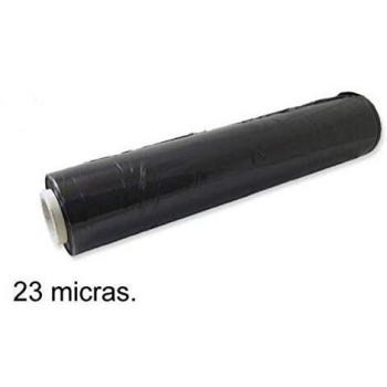 Rotolo di film nero estensibile da 2Kg con diametro di 52cm per imballaggi e packaging