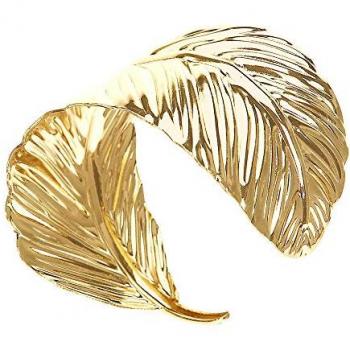 Widmann Bracciale Dorato a Forma di Foglia