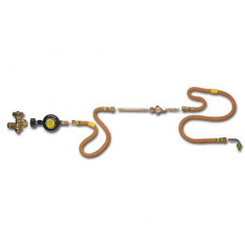 Eno - Kit Di Collegamento Per Bombola Costituito Da Regolatore Con Rubinetto E Tubo Flessibile