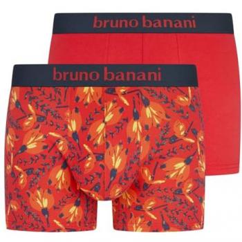 Bruno banani Herren Shorts rot unifarben