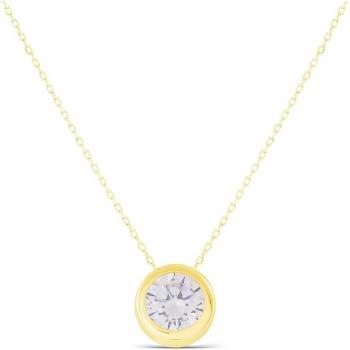 Collar Imrak Luxenter Plata 925 con Circonita Brillante y Baño de Oro 18k